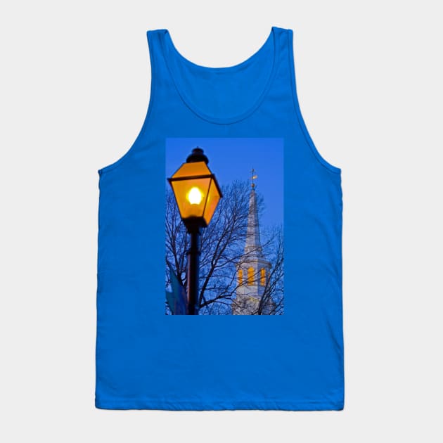Lamp Post and Church Steeple Tank Top by vadim19